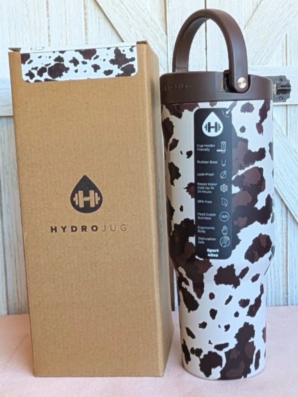 Hydrojug American Heritage Collection FRONTIER 40oz Sport Tumbler NIB